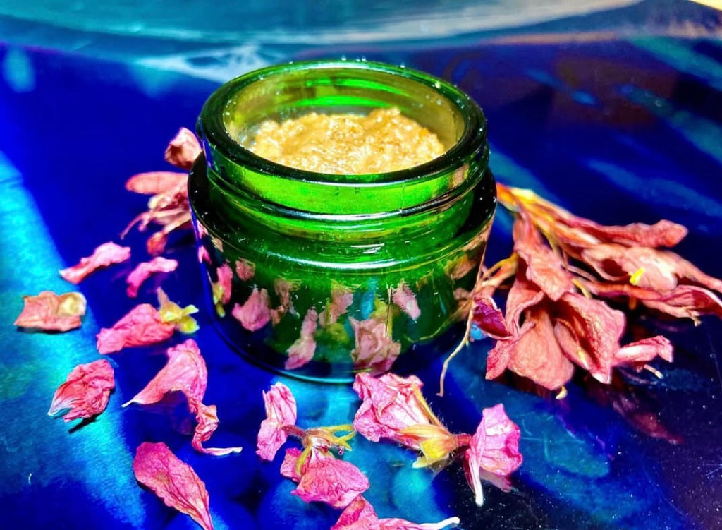 Deep Green Healthy Lips Scrub & Blush